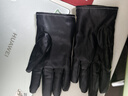博沃尼克 觸屏手套男皮手套冬季保暖防風(fēng)加絨PU手套 男冬季摩托車(chē)手套 黑 曬單實(shí)拍圖