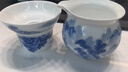 瓷都窯火耐熱手繪青花瓷山水公道杯 景德鎮陶瓷分茶器茶海茶道配件勻杯 高山流水【180ml】 曬單實(shí)拍圖