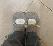 名創(chuàng  )優(yōu)品（MINISO）羊咩咩棉拖鞋女秋冬包跟家居室內厚底月子毛毛拖鞋深灰包跟 40-41 曬單實(shí)拍圖