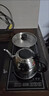 小米部依全自動(dòng)上水電熱水壺自動(dòng)抽水電茶爐茶桌茶臺燒水壺泡茶保溫加熱 黑色底部上水不銹鋼 曬單實(shí)拍圖