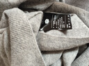 京東京造【100%山羊絨】冬季新款可機洗針織女毛衣 圓領(lǐng)小拉毛 淺花灰 M 曬單實(shí)拍圖