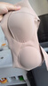 ubras無(wú)尺碼桑蠶絲文胸無(wú)痕收副乳內衣蜜茶棕色均碼豐盈版A-D杯 曬單實(shí)拍圖