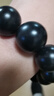 九帛和田玉墨玉手串圓珠手鏈男玉石手串玉手鏈山料帶證書(shū)珠子珠串 直徑(16mm)14粒 曬單實(shí)拍圖