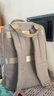 雙肩包電腦包女款14寸筆記本華為蘋(píng)果macbook16聯(lián)想小新小米背包 淺灰色【氣囊防震 拉桿帶設計】 13-14英寸 曬單實(shí)拍圖