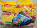 樂(lè )事（Lay's）薯片 (原味+黃瓜+青檸) 70克*3包 組合包 零食大禮包 休閑食品 曬單實(shí)拍圖