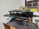 京東京造靈動(dòng)升降桌電腦桌 站立辦公工作升降臺子 電腦升降支架 雙板黑色 曬單實(shí)拍圖