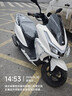 飛鷹 NPX150燃油兩輪踏板摩托車(chē) 雙碟剎智能運動(dòng)通勤 護杠白色至尊版 曬單實(shí)拍圖