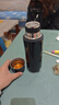 蘇泊爾（SUPOR）保溫杯茶水分離泡茶杯男女士大容量水杯316L不銹鋼車(chē)載杯子送禮物 玄黑-600mL【磁吸杯蓋】 曬單實(shí)拍圖