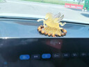 愛(ài)維親汽車(chē)擺件馬到成功車(chē)內飾品車(chē)載香薰中控臺高檔裝飾品2026款 琉璃飛馬-黃色 曬單實(shí)拍圖
