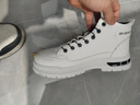 庫彬春季內增高男鞋10cm韓版運動(dòng)鞋男士增高鞋潮流休閑鞋男內增高板鞋 白灰10cm 42 內增高鞋 曬單實(shí)拍圖