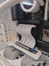 魔羯（MOGE）PCIE 5.0延長(cháng)線(xiàn)PCIE x16轉接線(xiàn)90度豎裝顯卡延長(cháng)線(xiàn)pcie5.0無(wú)損15CM鏈接ATX機箱升級白色 MC589915 曬單實(shí)拍圖