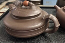 沐磁 純手工紫砂壺金獎重器徐文園時(shí)來(lái)運轉竹節壺宜興原礦紫泥泡茶壺 時(shí)來(lái)運轉壺-約250ml 曬單實(shí)拍圖