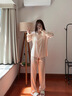TFZF高級感真絲睡衣女款春夏季長(cháng)袖蕾絲送閨蜜生日禮物家居服禮盒套裝 圖片色-長(cháng)袖長(cháng)褲 M 曬單實(shí)拍圖