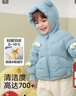 巴拉巴拉童裝寶寶羽絨服男童冬裝女童連帽外套萌趣2025新款面包服外套 曬單實(shí)拍圖