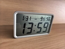 MUJI數字鐘 家用電子時(shí)鐘 桌面時(shí)鐘 灰色 大（無(wú)鬧鐘功能） 曬單實(shí)拍圖