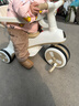 貝趣兒童三輪車(chē)嬰兒車(chē)1-3歲遛娃神器推車(chē)寶寶腳踏車(chē)小孩輕便溜娃車(chē) 頂配棕 丨剎車(chē)+燈音樂(lè )+推桿+頂棚 推騎兩用一周歲生日禮物 曬單實(shí)拍圖