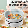 半球電磁爐2200W家用小型迷你智能圓形火炒菜多功能一體節能數顯電池爐 定時(shí)預約+數碼顯示+單機 曬單實(shí)拍圖