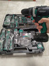 綠林沖擊鋰電鉆套裝家用工具箱打混凝土手電鉆42件21V【送27件配件】 曬單實(shí)拍圖