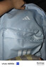 adidas實(shí)用時(shí)尚通勤三條紋休閑運動(dòng)雙肩背包男女新款阿迪達斯官方   晶藍/白色   NS(均碼) 曬單實(shí)拍圖