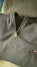 Tommy Hilfiger【半拉鏈立領(lǐng)】秋冬男裝純棉純色商務(wù)休閑青年打底衫針織衫 【半拉鏈毛衣】藏青色FAP S （推薦：120-135斤） 曬單實(shí)拍圖