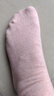 AUN女士襪子抗菌防臭新疆長(cháng)絨棉中筒襪抑菌消臭女襪 2淺粉2淺灰2淺紫 曬單實(shí)拍圖