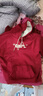 G.duck女童衛衣秋冬2025新款中大童洋氣女孩兒童秋季休閑連帽加絨上衣潮 加絨 酒紅色衛衣【款】 160 曬單實(shí)拍圖