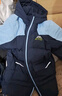 鴻星爾克（ERKE）童裝男女童冬季保暖外套兒童中大童中長(cháng)款羽絨服藍黑色160 曬單實(shí)拍圖