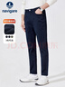 Navigare意大利小帆船休閑褲男士秋冬季高彈力褲子舒適高端抗菌直筒長(cháng)褲男 藏青 碼 34 曬單實(shí)拍圖