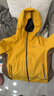 探路者（TOREAD）旗艦 兒童機能三合一沖鋒衣男女中大童裝秋冬套絨外套 鋯石黃 160 曬單實(shí)拍圖