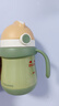 FGA富光兒童保溫杯寶寶吸管杯鴨嘴學(xué)飲杯316L不銹鋼喝水壺水杯子綠色 曬單實(shí)拍圖