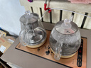 FUNORK全自動(dòng)上水電熱水壺 茶臺燒水壺家用辦公茶桌一體機茶幾嵌入式茶具電茶爐套裝 金色雙加水蒸茶款 曬單實(shí)拍圖