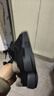 FILAFUSION斐樂(lè )潮牌帆布鞋男鞋拼接時(shí)尚黑色板鞋男 黑/斑皮棕-BB 40.5 曬單實(shí)拍圖
