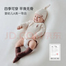 babylove新生兒半背衣純棉和尚服春秋寶寶衣服初生嬰兒護肚彩棉居家上衣 無(wú)染彩棕 52 cm 曬單實(shí)拍圖