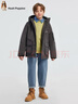 暇步士（Hush Puppies）童裝男童三防棉服兒童秋冬戶(hù)外厚外套保暖棉襖 幻影灰   170    曬單實(shí)拍圖