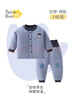 翹腳鴨嬰兒衣服140g夾棉加厚冬季外套男女兒童外出棉服套裝寶寶純棉保暖 曬單實(shí)拍圖