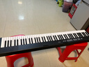 諾曼可折疊電鋼琴88鍵力度鍵電子鋼琴便攜成人兒童幼師演奏演出專(zhuān)業(yè)琴 可折疊88鍵基礎版(黑色) 官方標配+琴包+琴架 曬單實(shí)拍圖