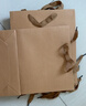 悠格碼 加厚牛皮紙袋手提袋 禮品袋服裝茶葉送禮購物包裝袋商務(wù)會(huì )議紙質(zhì)袋子原色 豎款大號10個(gè)裝 30*10*40cm 曬單實(shí)拍圖