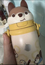 babycare兒童保溫杯嬰兒小松鼠寶寶1-3歲不銹鋼吸管水杯壺學(xué)生上學(xué)450ml 曬單實(shí)拍圖