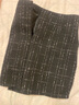 啄木鳥(niǎo)（TUCANO）小香風(fēng)半身裙女秋冬新款粗花呢包臀裙高腰顯瘦毛呢格子a字短裙女 時(shí)尚3扣款 L 建議103-113斤 曬單實(shí)拍圖