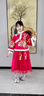 女童漢服連衣裙冬款拜年服中國風(fēng)新款古裝過(guò)年冬季兒童新年服唐裝 2057酒紅色套裝 130 身高110-120建議36-42 曬單實(shí)拍圖