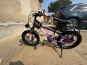 永久（FOREVER）兒童山地車(chē)兒童自行車(chē)兒童山地自行車(chē)6到12歲小學(xué)生新款變速單車(chē) 豪華粉紫|6速+一體輪+后座+車(chē)燈 18寸|身高120-150cm 曬單實(shí)拍圖
