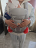 egobaby嬰兒背帶二美國狗前抱式小月齡寶寶腰凳新生幼兒前后兩用抱娃神器 超透氣Breze淺灰色+腰包+防風(fēng)帽 曬單實(shí)拍圖