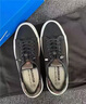 回力男鞋春季一腳蹬帆布鞋男士輕便透氣黑色休閑平底板鞋套腳懶人鞋子 黑色 41 曬單實(shí)拍圖