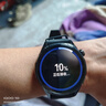 華為（HUAWEI）手表WATCH GT 6【國補15%】運動(dòng)智能兩周續航藍牙通話(huà)體溫心率血氧健康監測送男女士朋友禮物5pro 46mm雅丹黑【皮表帶+貼膜】 曬單實(shí)拍圖