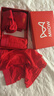 貓人（MiiOW）男士?jì)妊濖U驥紅內褲襪子禮盒|10A抗菌莫代爾馬年本命年紅新年禮物 曬單實(shí)拍圖
