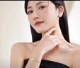 周六福五花手鏈黃金手鏈女足金生日禮物計價(jià)A0713525 約4.06g 16+3cm  曬單實(shí)拍圖