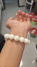 紅良緣白玉菩提根手串單圈真品盤(pán)玩佛珠念珠文玩手串男女手鏈禮物15mm 曬單實(shí)拍圖