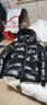 高梵黑金鵝絨服先鋒5.0五格云錦泡芙羽絨服男女同款冬季外套 黑色 M 曬單實(shí)拍圖