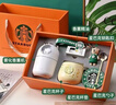 星巴克（Starbucks）水杯杯子生日禮物高端伴手禮盒中秋節禮物中考勵志禮品畢學(xué)紀念 星巴克金桂銅章香氛禮盒套 曬單實(shí)拍圖