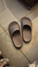 果洛菲涼拖鞋男士春夏季新款室內浴室洗澡家居防滑拖鞋女 灰褐色 44-45 曬單實(shí)拍圖